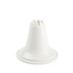 Decorational piping bag tip isolated