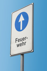 Schild 173 - Feuerwehr