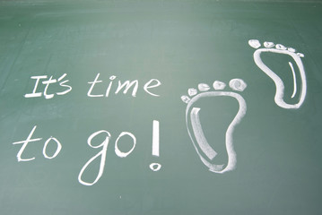 It is time to go