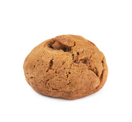 Ginger cookie isolated