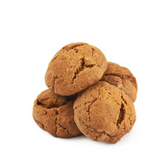 Ginger cookie isolated