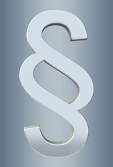 Law protection right icons 3D rendering