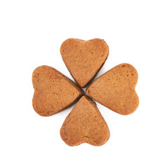 Clover shaped cookie composition