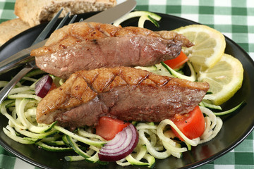 pan fried duck breast