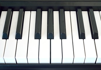 detailed piano keyboard