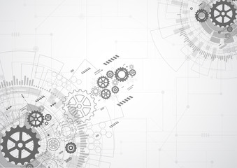 Abstract Technology Background