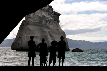 New Zealand -Coromandel  Cathedral Coves