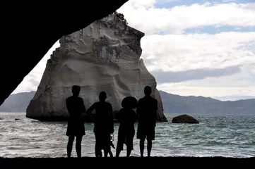 Poster New Zealand -Coromandel  Cathedral Coves © franck