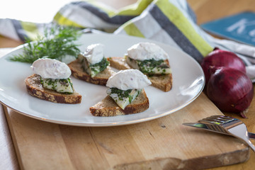 Sandwich with herring
