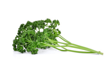 parsley isolated on white background
