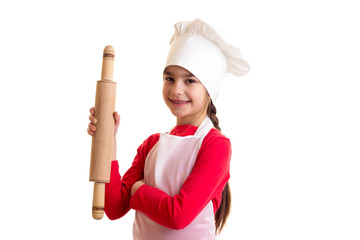 Little girl cooking 