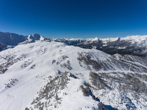 Ski resort - Aerial view (Valtellina)