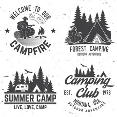 Obraz premium Camping extreme adventure . Vector illustration.
