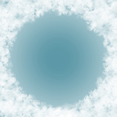 雲、煙、綿、羽毛のイメージ