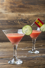 Gazpacho typical spanish food