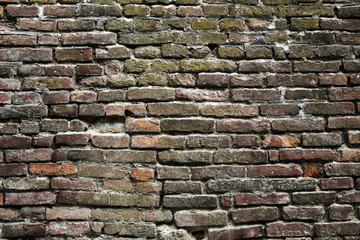 Background of old vintage brick wall