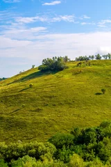 Keuken spatwand met foto Photo of a beautiful hill and green grass © Badunchik