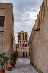 Old town in Dubai, Bastakiya district, Al Fahidi historical neighbourhood