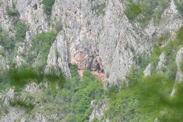 Church in a cave on mountain of Kablar in Serbia. Old Church in a cave 