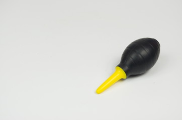 Rubber ball blower used for cleaning. Isolated and Illustration.
