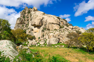 Rock and granite mountains