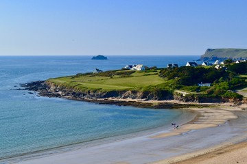 Daymer Bay in North Cornwall, United Kingdom