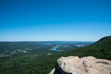 Sunset Rock Lookout Mountain Landscape 