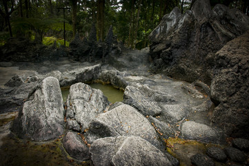 Prehistoric rocks in Singapore