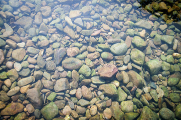 Rocks in a stream