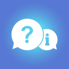 Information exchange theme icon, collect and analyze info. Flat design style. Vector.