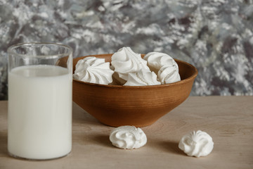 Homemade Meringue.  Meringue made with love