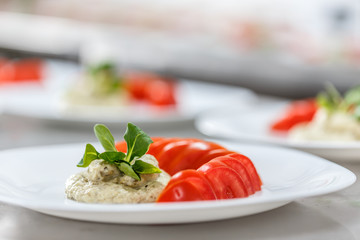 Tasty eggplant salad