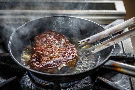 Fried pork steak