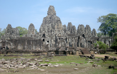 Fototapeta na wymiar Tempelanlage Angkor Wat in Kamdodscha