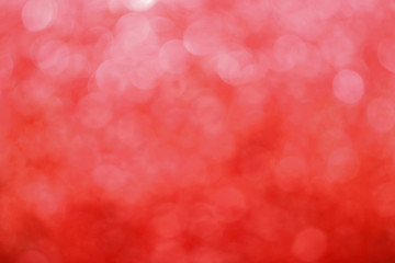 Red bokeh defocused lights abstract background
