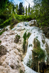 Les thermes Bagni di San Filippo en Toscane