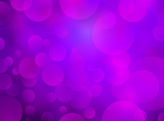 Abstract purple circular bokeh background