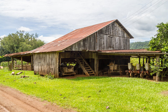 Old farm barn