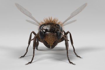 realistic 3d render of apis melifera