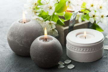 Tree branches with flowers