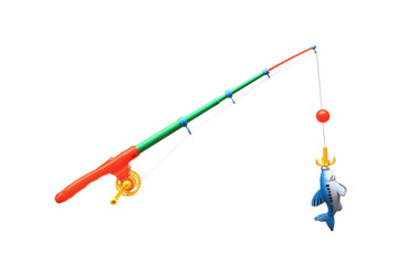 Toy - Colorful plastic fishing rod for kids