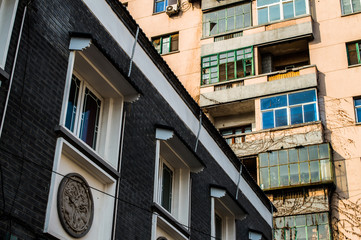Square inside the Forbidden City during the Chinese New Year, Beijing, China