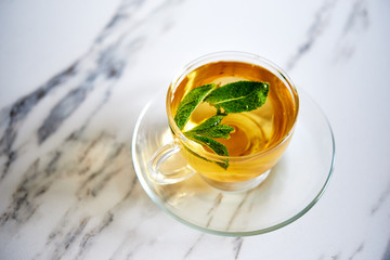 tea with mint