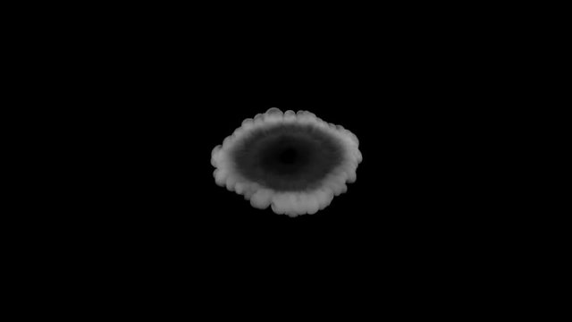 Small dust expanding shockwave (with alpha channel)