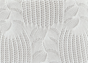 Lainage blanc ajouré. © moramora