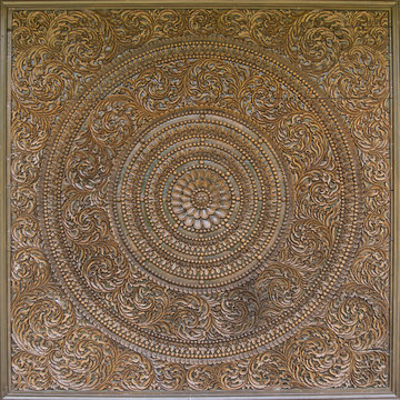Thai art of carved wooden