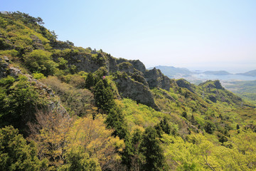 香川県小豆島町　寒霞渓　四望頂からの風景（表１２景　第１２景）
