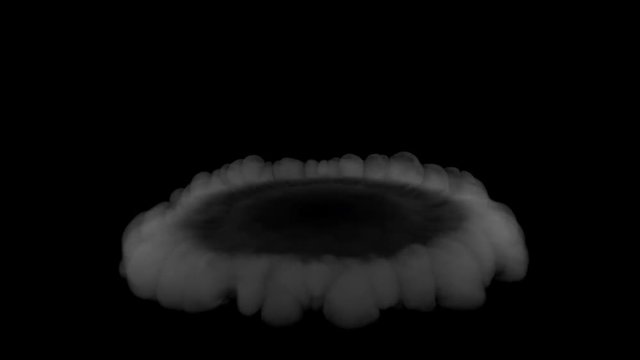 Small dust expanding shockwave (with alpha channel)