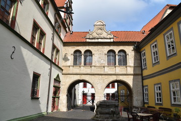 Fototapeta na wymiar Rathaus Mühlhausen