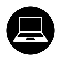 laptop computer isolated icon vector illustration design